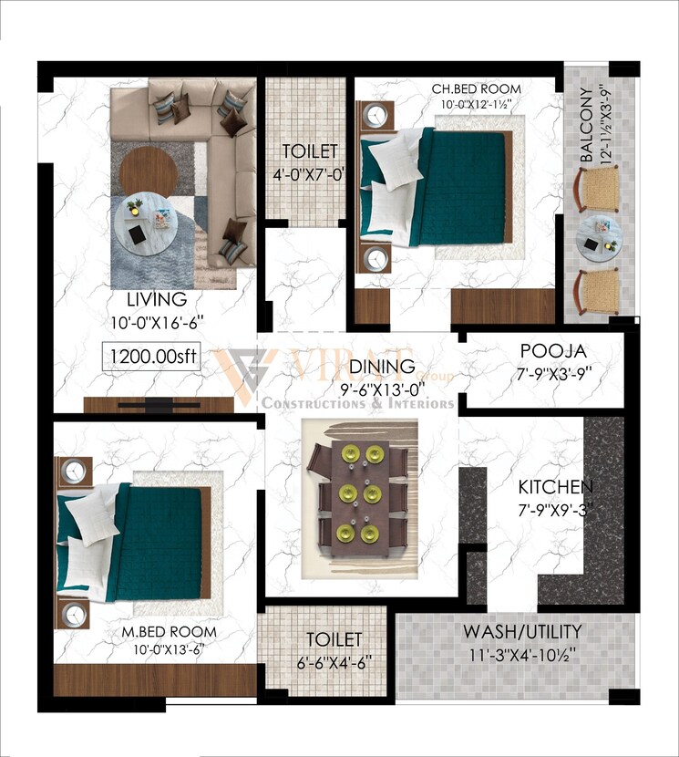 Floor Plan, nagaram 3 Bedroom 3000 Sq.Ft. Villa In Nagaram Hyderabad 8343517
