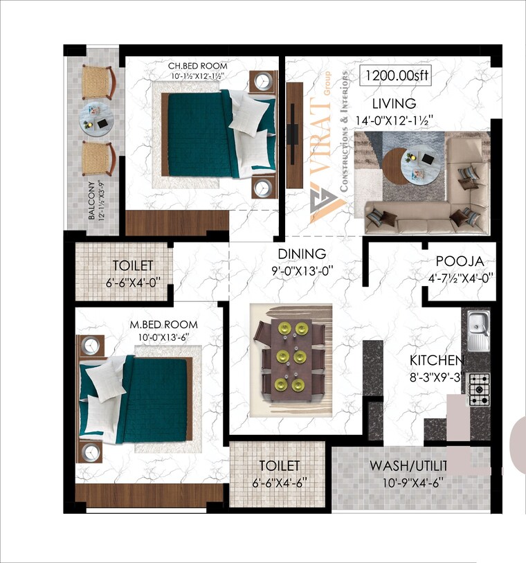 Floor Plan, nagaram 3 Bedroom 3000 Sq.Ft. Villa In Nagaram Hyderabad 8343517