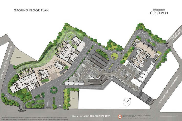 Master Plan, rustomjee-crown 4 Bedroom 2132 Sq.Ft. Apartment In Prabhadevi Mumbai 8343249
