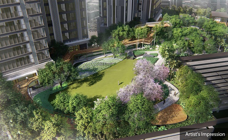 Garden, rustomjee-crown 4 Bedroom 2132 Sq.Ft. Apartment In Prabhadevi Mumbai 8343249