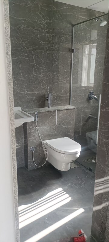 Bathroom in 3 BHK Apartment at Shri Senapati Bapat CHS, Senapati Bapat Road – for Rent