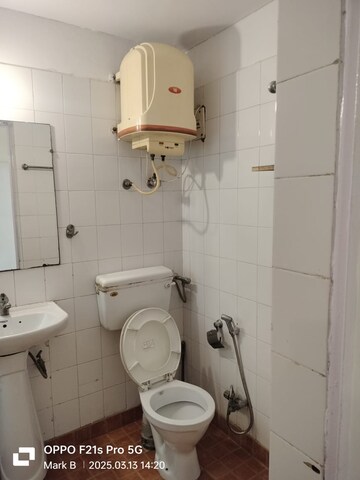 Bathroom in 3 BHK Apartment at Vasant Kunj – for Rent