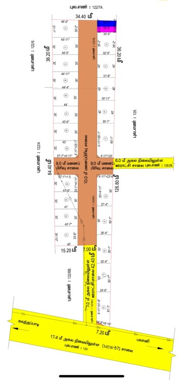  Plot – Map Location View at Sathyamangalam - for Sale