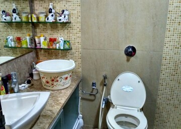 Bathroom in 3 BHK Apartment at Lake Primrose, Powai – for Rent