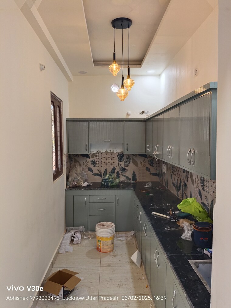 Kitchen, jankipuram extension 3 Bedroom 1050 Sq.Ft. Independent House In Jankipuram Extension Lucknow 8344503