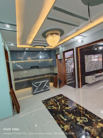 Staircase in 3 BHK Independent House at Jankipuram Extension – for Sale