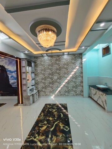 Staircase in 3 BHK Independent House at Jankipuram Extension – for Sale