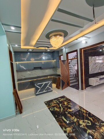 Staircase in 3 BHK Independent House at Jankipuram Extension – for Sale