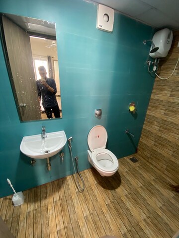 Bathroom in 1 BHK Apartment at Lodha Jasmine A, B C G H and I, Dombivli East – for Rent