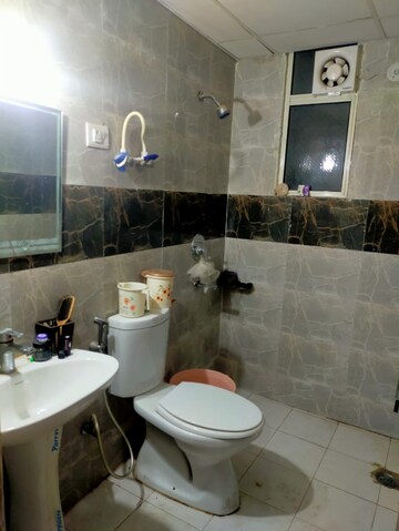 Bathroom in 3 BHK Apartment at Supertech Ecovillage II, Sector 16b Greater Noida – for Rent