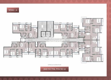 Floor Plan in 2 BHK Builder Floor at SM Elite, Taloja – for Sale