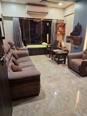 Living Room in 1 BHK Apartment at Thane West – for Sale