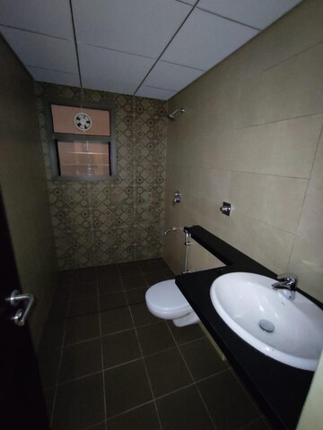 Bathroom in 3 BHK Apartment at Sobha Palm Courts, Kogilu – for Rent
