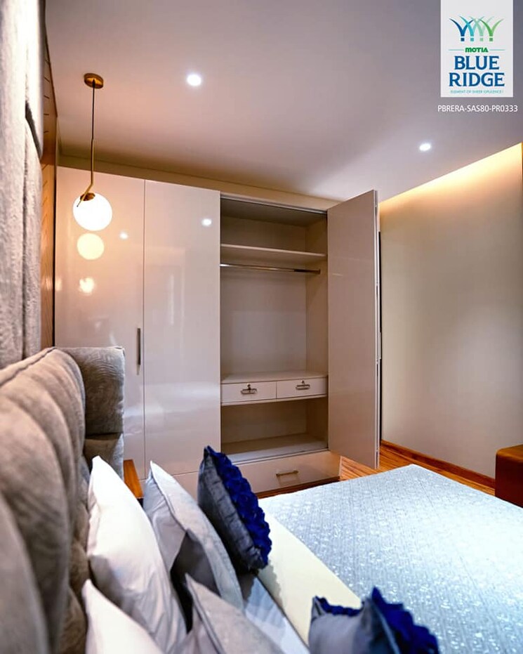 Bedroom, motia-blue-ridge 3 Bedroom 1763 Sq.Ft. Apartment In Dhakoli Zirakpur 8345367