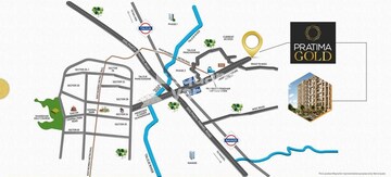 1 BHK Builder Floor – Map Location View at Siddhivinayak Pratima Gold, Taloja - for Sale