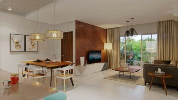 Living Room in 3 BHK Apartment at Shriram Southern Crest, Jp Nagar – for Sale