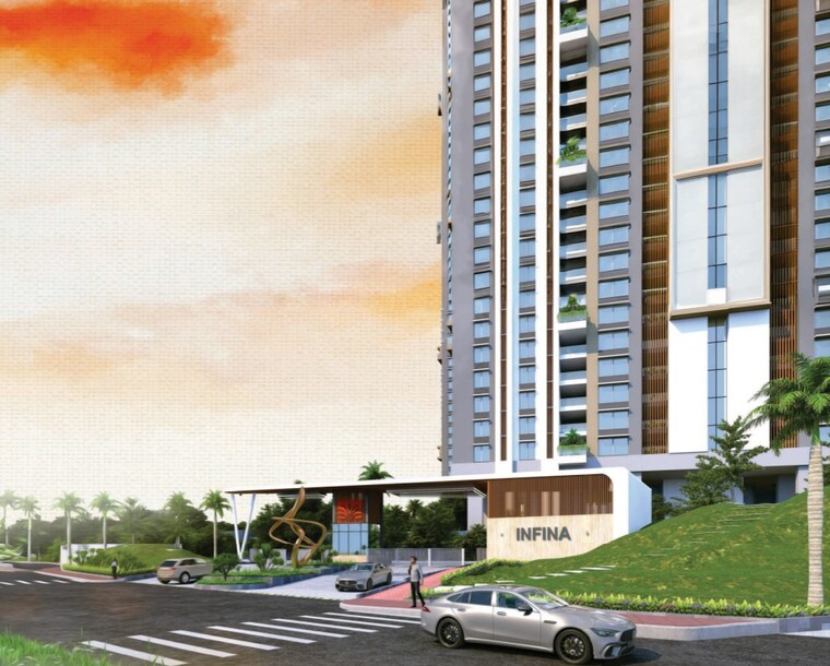 Exterior View, rajapushpa-infina 3 Bedroom 3080 Sq.Ft. Apartment In Manchirevula Hyderabad 8345564