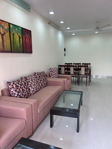 Living Room in 3 BHK Apartment at Sibylle Apartment, Worli – for Rent