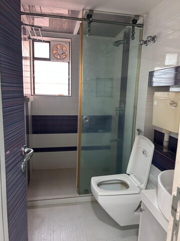 Bathroom in 3 BHK Apartment at Sibylle Apartment, Worli – for Rent
