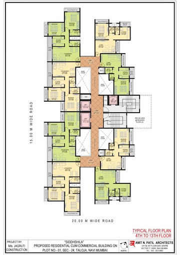 Floor Plan in 1 BHK Builder Floor at Jagruti Siddhshila, Taloja – for Sale