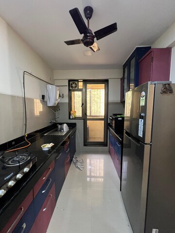 Kitchen in 2.5 BHK Apartment at Raheja Acropolis, Deonar – for Rent