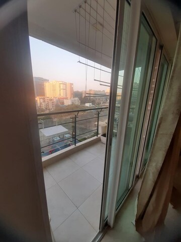 Balcony in 3 BHK Apartment at Karle Zenith Residence, Nagavara – for Rent