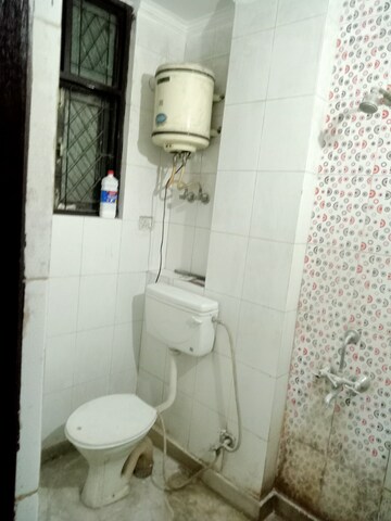 Bathroom in 2 BHK Builder Floor at Ignou Road – for Rent