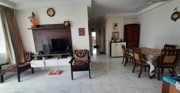 Living Room in 3 BHK Apartment at Mantri Lithos, Thanisandra – for Rent