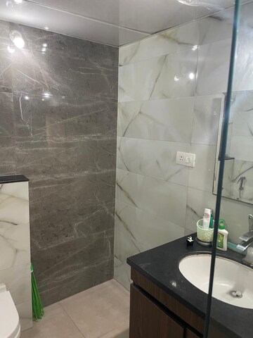 Bathroom in 3 BHK Apartment at Aparna Westside, Manikonda – for Rent