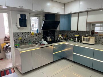 Kitchen in 3 BHK Apartment at Aparna Westside, Manikonda – for Rent
