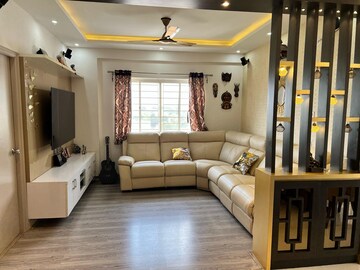 Living Room in 3 BHK Apartment at SMR Vinay Estella, Ms Palya – for Rent