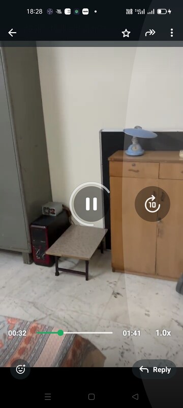 Bathroom in 2 BHK Builder Floor at Paryavaran Complex – for Rent