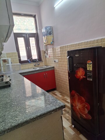 Kitchen in 3 BHK Builder Floor at Ansal Sushant Lok I, Sector 43 – for Rent