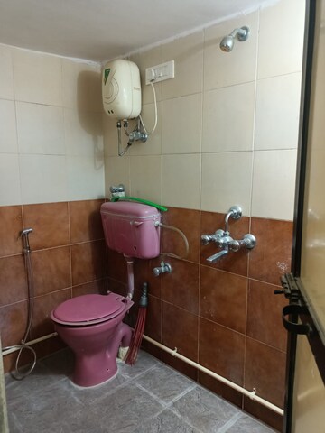 Bathroom in 1 BHK Apartment at Green Acres Apartment, Waghbil – for Rent