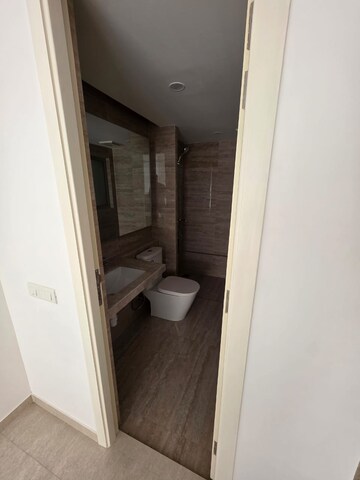Bathroom in 2 BHK Apartment at Hiranandani Delanna, Ghodbunder Road – for Rent