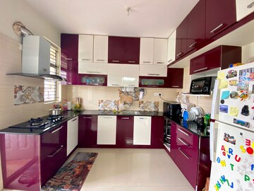 Kitchen in 3 BHK Apartment at Classic Hallmark, Marathahalli – for Rent