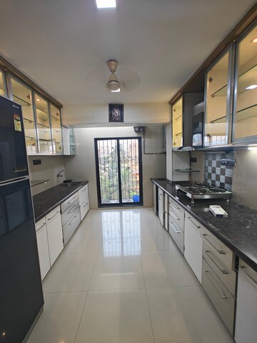 Kitchen in 3 BHK Apartment at Sagar Darshan Towers, Nerul – for Rent