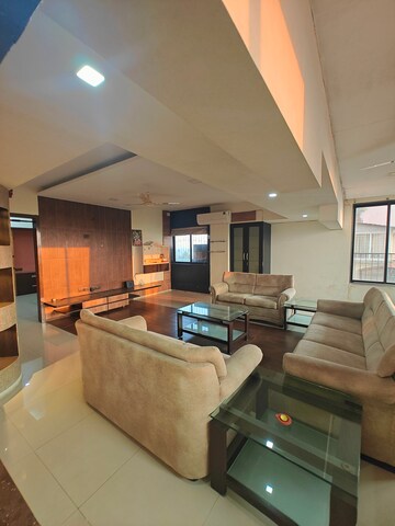 Living Room in 3 BHK Apartment at Sagar Darshan Towers, Nerul – for Rent