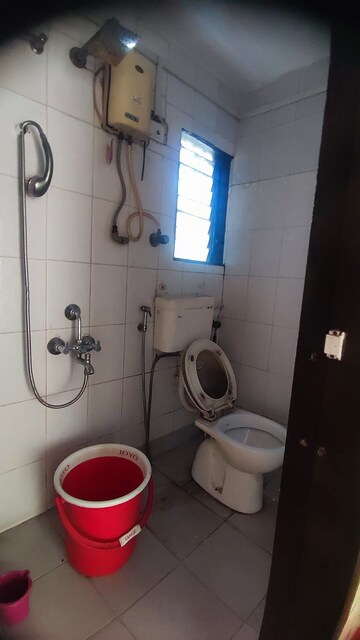 Bathroom in 2 BHK Apartment at Shiv Complex, Ghansoli – for Rent