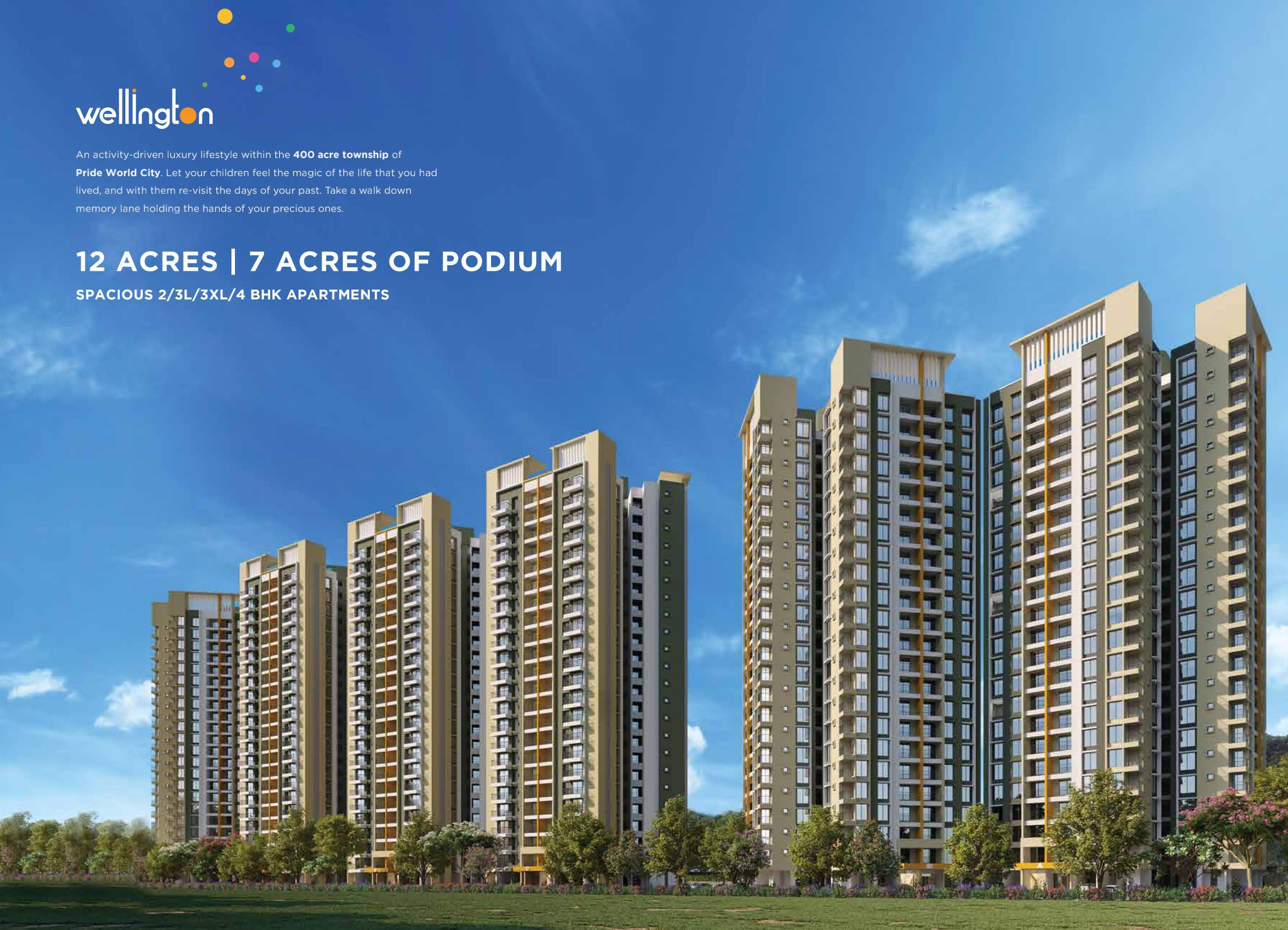 2 BHK Apartment For Sale in Pride World City Wellington