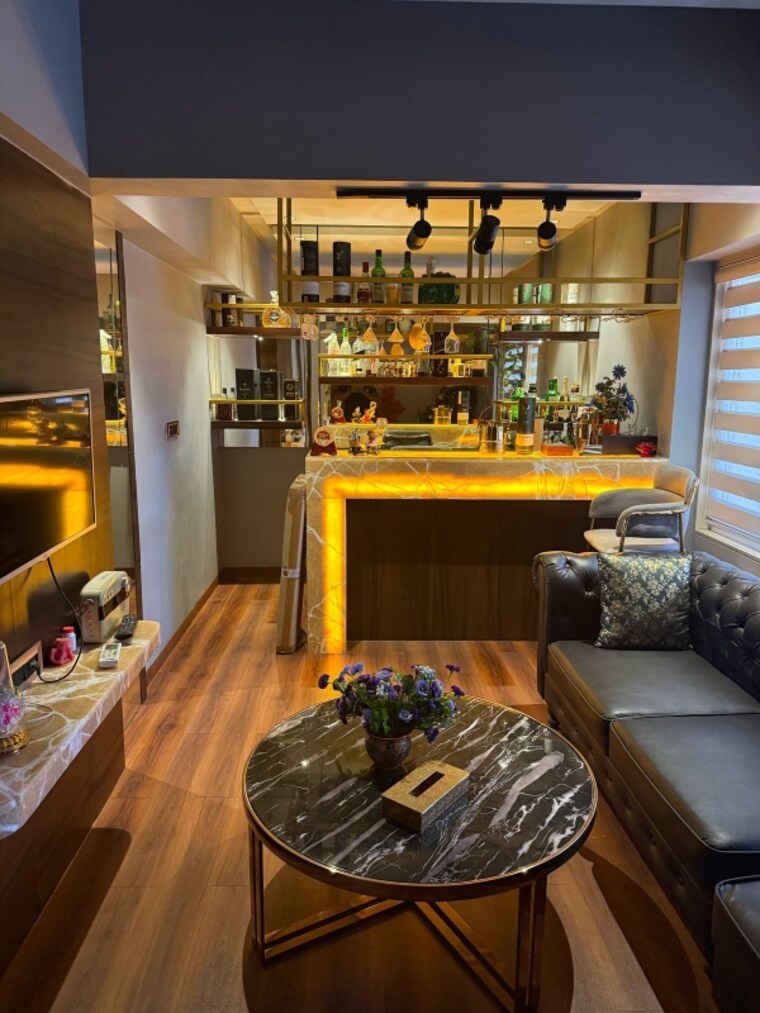 Living Room, auralis-the-twins 6+ Bedroom 3500 Sq.Ft. Apartment In Louis Wadi Thane 8346305