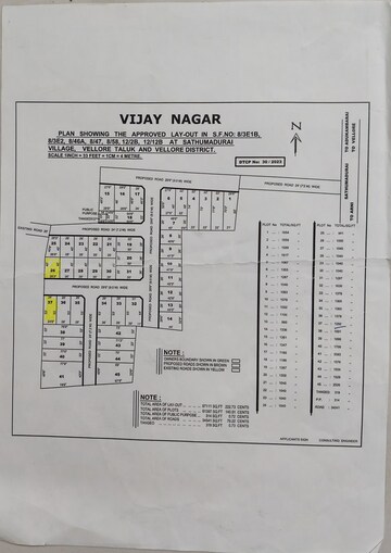 Floor Plan in 3 BHK Villa at Government Hospital Road – for Sale