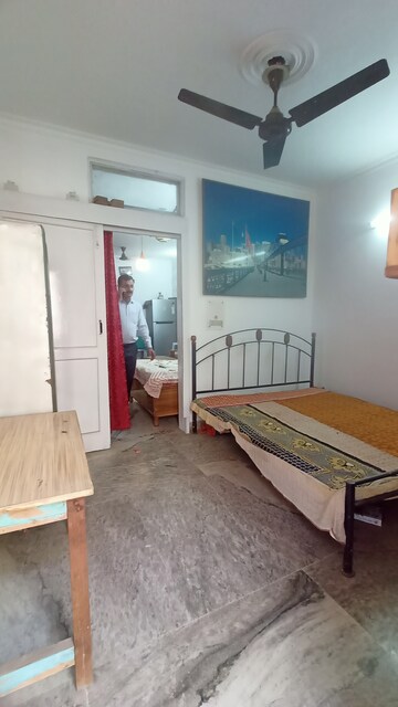 Bedroom in 2 BHK Builder Floor at Malviya Nagar – for Rent