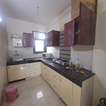 Kitchen in 2 BHK Builder Floor at Malviya Nagar – for Rent