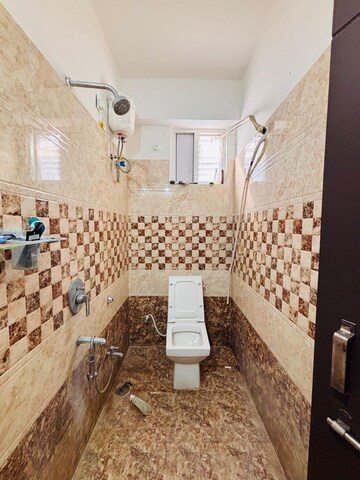 Bathroom in 3 BHK Apartment at Raghavendra Arcade, Kondapur – for Rent