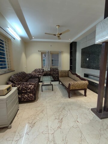 Living Room in 3 BHK Apartment at Raghavendra Arcade, Kondapur – for Rent