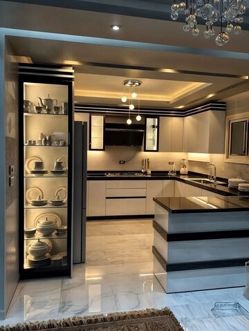 Kitchen in 4 BHK Apartment at Sector 1, Dwarka – for Sale