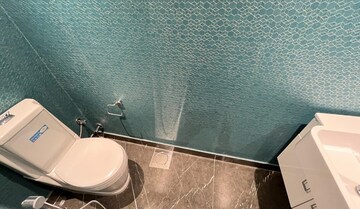 Bathroom in 3 BHK Apartment at HDIL Metropolis Residences, Andheri West – for Rent
