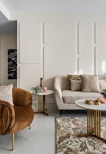 Living Room in 3 BHK Apartment at Parker White Lily, Sector 8 – for Sale