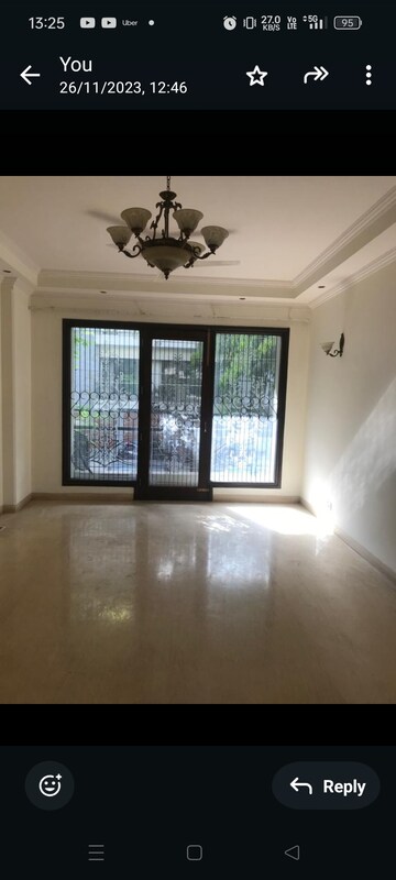 3 BHK Builder Floor For Rent in Safdarjang Enclave Delhi  8347266